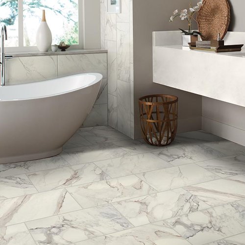 Bathroom Porcelain Marble Tile - CarpetsPlus Design Showroom of Hutchinson in Hutchinson, MN
