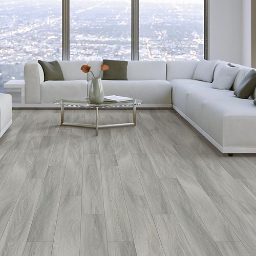 Living Room Gray Greige Luxury Vinyl Plank LVP - CarpetsPlus Design Showroom of Hutchinson in Hutchinson, MN