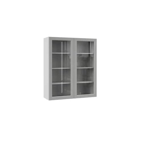 Upper Glass Cabinet at CarpetsPlus Design Showroom of Hutchinson